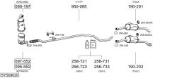 BOSAL SYS09020 — Выхлопная система в сборе