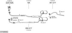 BOSAL SYS09082 — Sistem de evacuare complet