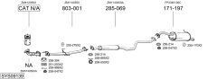 BOSAL SYS09139 — Выхлопная система в сборе