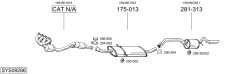 BOSAL SYS09286 — Sistem de evacuare complet