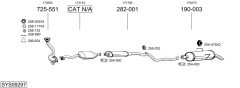 BOSAL SYS09297 — Sistem de evacuare complet