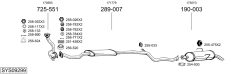 BOSAL SYS09299 — Sistem de evacuare complet
