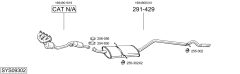 BOSAL SYS09302 — Sistem de evacuare complet