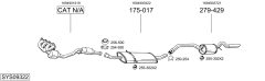 BOSAL SYS09322 — Sistem de evacuare complet