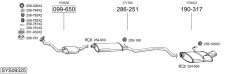 BOSAL SYS09325 — Sistem de evacuare complet