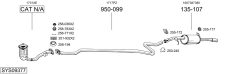 BOSAL SYS09377 — Sistem de evacuare complet
