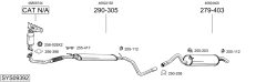 BOSAL SYS09392 — Выхлопная система в сборе