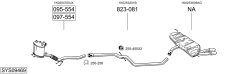 BOSAL SYS09469 — Sistem de evacuare complet