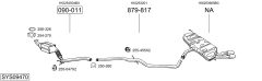 BOSAL SYS09470 — Sistem de evacuare complet