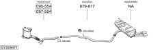 BOSAL SYS09471 — Sistem de evacuare complet