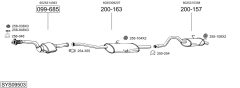 BOSAL SYS09503 — Sistem de evacuare complet