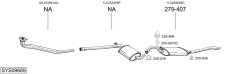 BOSAL SYS09689 — Выхлопная система в сборе