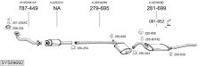 BOSAL SYS09692 — Выхлопная система в сборе