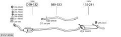 BOSAL SYS10092 — Sistem de evacuare complet