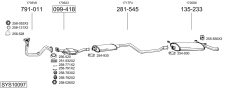 BOSAL SYS10097 — Sistem de evacuare complet