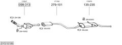 BOSAL SYS10106 — Sistem de evacuare complet
