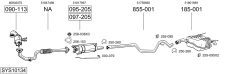 BOSAL SYS10134 — Выхлопная система в сборе