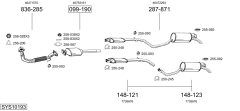 BOSAL SYS10193 — Выхлопная система в сборе