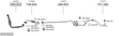 BOSAL SYS10216 — Sistem de evacuare complet