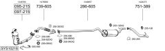BOSAL SYS10218 — Sistem de evacuare complet