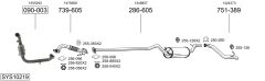 BOSAL SYS10219 — Sistem de evacuare complet