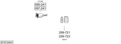BOSAL SYS10441 — Sistem de evacuare complet
