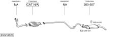 BOSAL SYS10526 — Sistem de evacuare complet