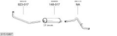 BOSAL SYS10897 — Sistem de evacuare complet