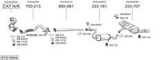 BOSAL SYS10944 — Выхлопная система в сборе