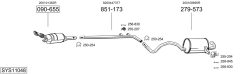 BOSAL SYS11048 — Выхлопная система в сборе