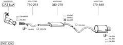 BOSAL SYS11050 — Выхлопная система в сборе