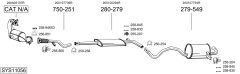 BOSAL SYS11056 — Выхлопная система в сборе