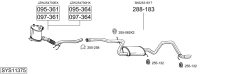 BOSAL SYS11375 — Sistem de evacuare complet