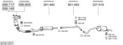 BOSAL SYS11377 — Sistem de evacuare complet