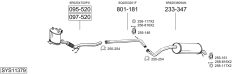 BOSAL SYS11379 — Sistem de evacuare complet