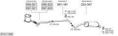 BOSAL SYS11380 — Sistem de evacuare complet
