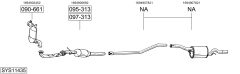 BOSAL SYS11435 — Sistem de evacuare complet