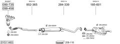 BOSAL SYS11483 — Выхлопная система в сборе