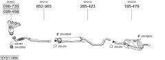 BOSAL SYS11484 — Выхлопная система в сборе