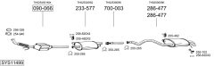 BOSAL SYS11499 — Sistem de evacuare complet