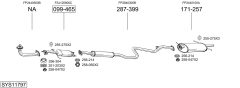 BOSAL SYS11797 — Sistem de evacuare complet