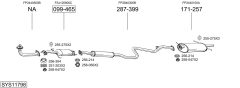 BOSAL SYS11798 — Sistem de evacuare complet