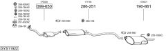 BOSAL SYS11922 — Sistem de evacuare complet