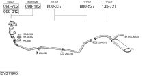 BOSAL SYS11945 — Выхлопная система в сборе
