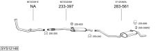 BOSAL SYS12148 — Sistem de evacuare complet