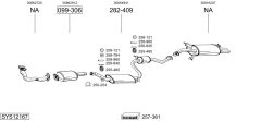 BOSAL SYS12167 — Sistem de evacuare complet