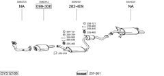 BOSAL SYS12188 — Выхлопная система в сборе