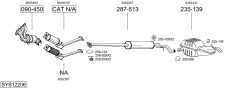 BOSAL SYS12206 — Sistem de evacuare complet