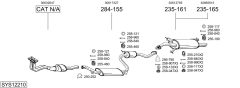 BOSAL SYS12210 — Sistem de evacuare complet