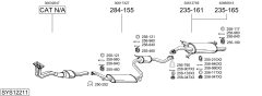 BOSAL SYS12211 — Выхлопная система в сборе